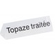 Bloc Plexi Signalétique Topaze traitée 35x10x