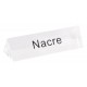 Bloc Plexi Signalétique Nacre  35x10xht10 Lot