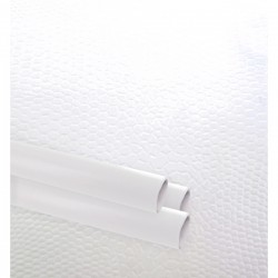 Bobine papier Gaufre Lézard 70x100m Blanc 80 