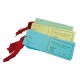 Lot de 1000 etiq. souche s/texte 135x45 Bleu 