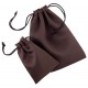 Pochette satin 120x150 mm a/cordon