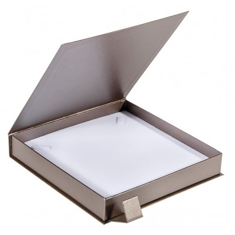 Ecrin Collier carré 165x165x25H écrin luxe pas cher, fournisseur, packaging, emballage, professionnel, boite à bijoux