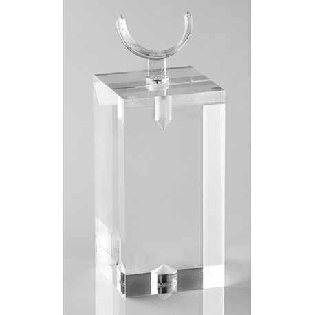 Acheter Support bague, forme U, transparent, plexiglass, 30x60