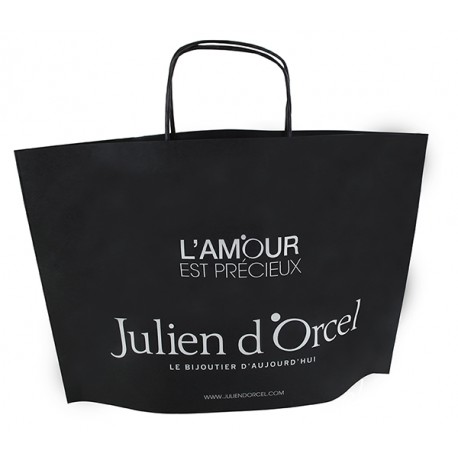 Lot de 300 Sac kraft Noir/blanc 350X250/SDF 5