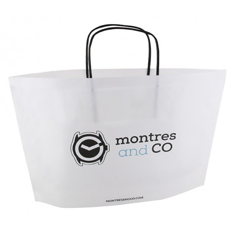 Lot de 300 sacs kraft blancs 'montres and CO'