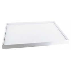 Plateau présentation MDF/ Simili cuir BLANC  