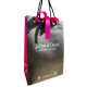 Sac cordons Noir et ruban Fushia 150 grs GM 1