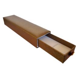 Ecrin Bracelet long, design plumier, carton, SLID 37 écrin luxe pas cher, fournisseur packaging emballage, professionnel, tiroir